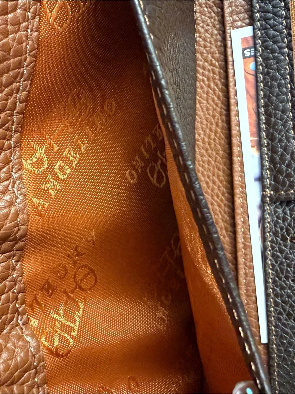 Otto Angelino Leather Clutch Wallet